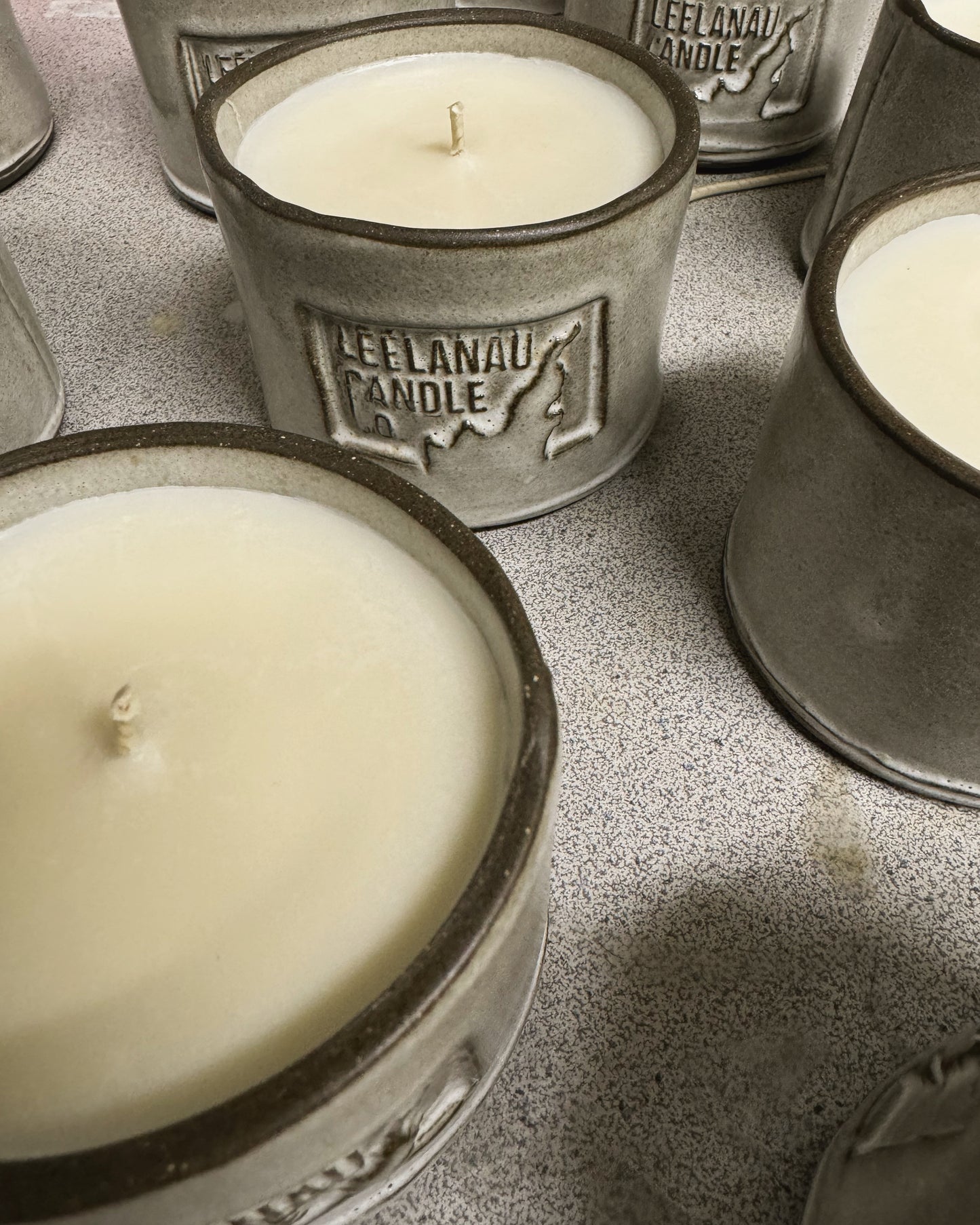 Ceramic Leelanau Candle 8oz